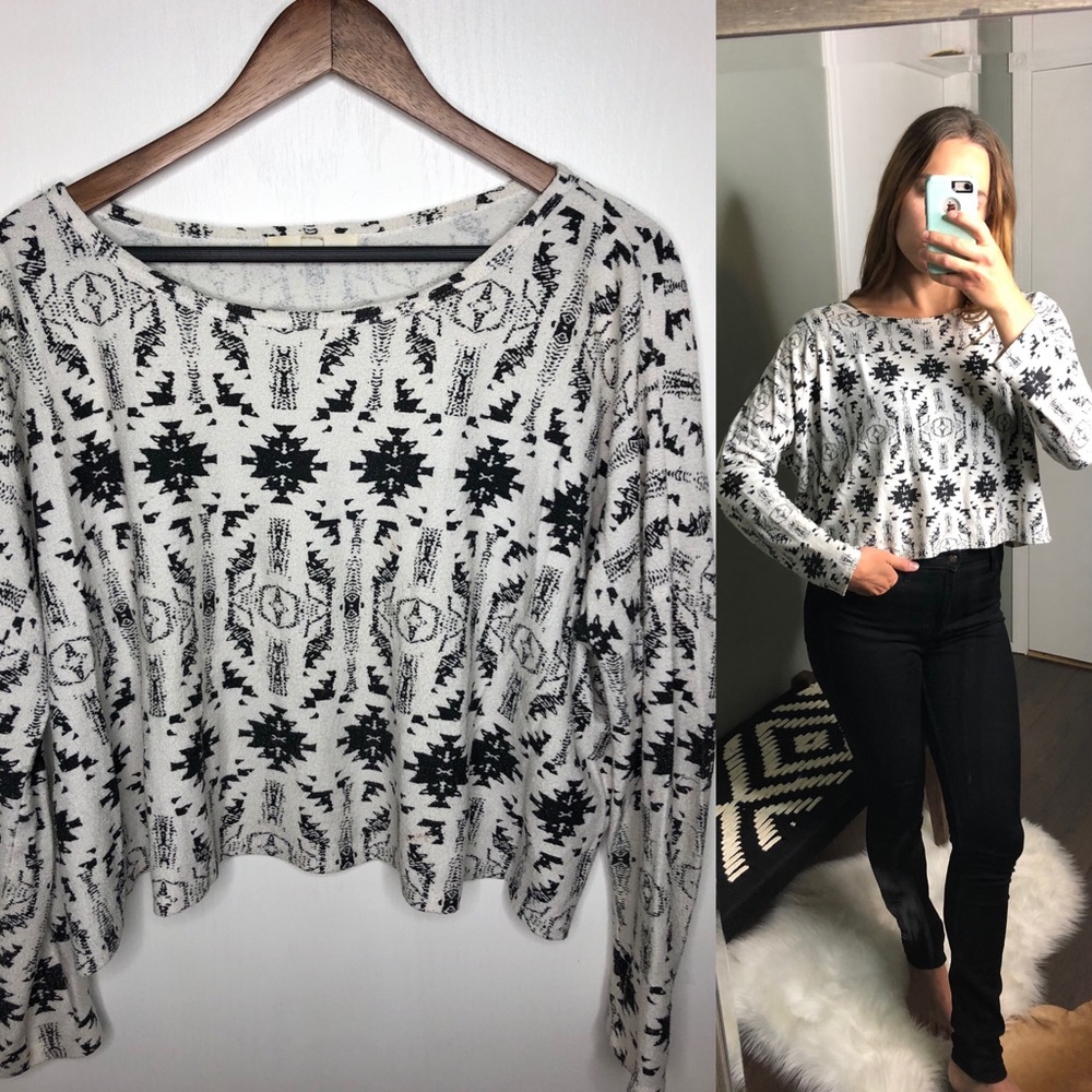 Vans long sleeved crop